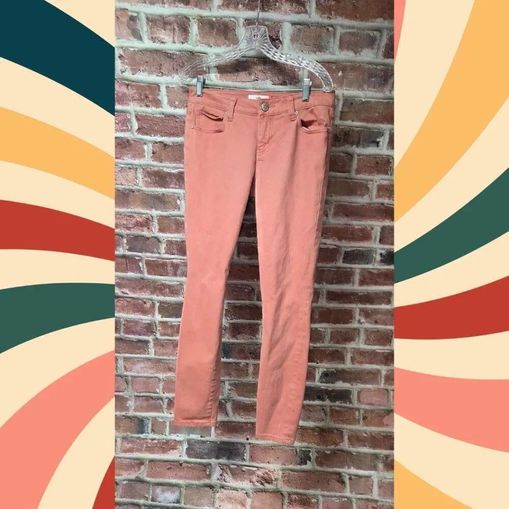 Cabi Peach Skinny Jeans – Women’s Size 6, Classic 5-Pocket Denim
